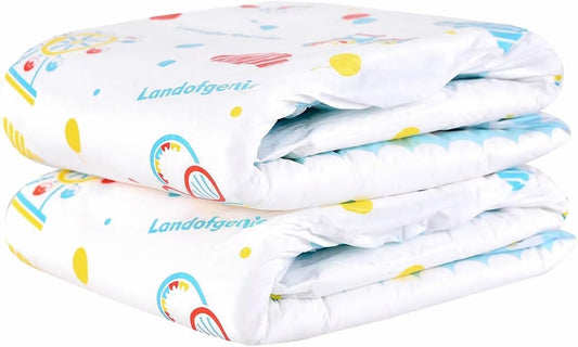 Cute Amusement Park Adult Diapers - Large Size