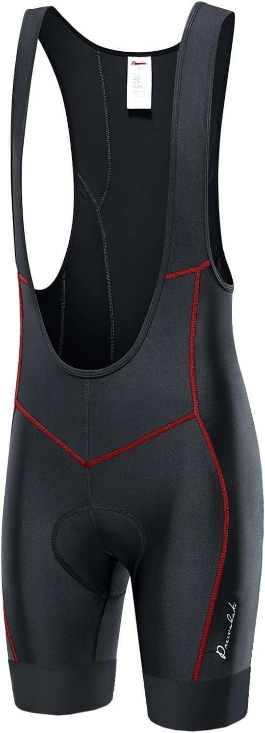 Przewalski Mens 3D Padded Cycling Bib Shorts for Ultimate Comfort