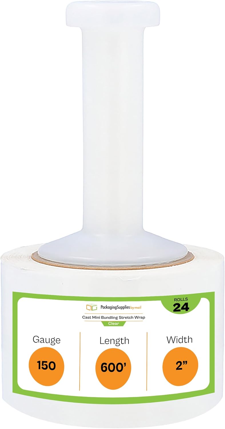 PSBM Mini Stretch Wrap with Handle for Moving and Storage