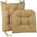 Sand Rocking Chair Cushion Set 17x17 in - Non-Slip Gripper Pads