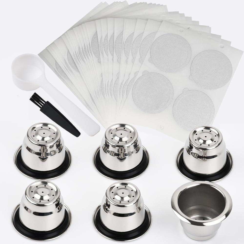 Stainless Steel Reusable Capsules for Nespresso - Eco-Friendly Espresso Pods