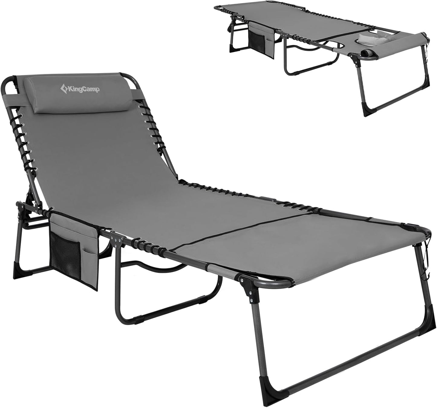 KingCamp Tanning Chair with Face Hole for Ultimate Comfort