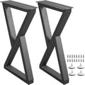 24 Inch Metal Table Desk Legs Industrial Style - Sturdy DIY Support