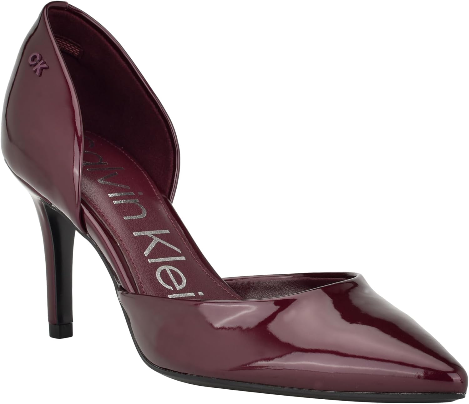 Calvin Klein Womens Gloria Dress Heels with Block Heel Design