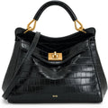 JW PEI Women's Lucia Classic Top Handbag - Croc Embossed Vegan Leather