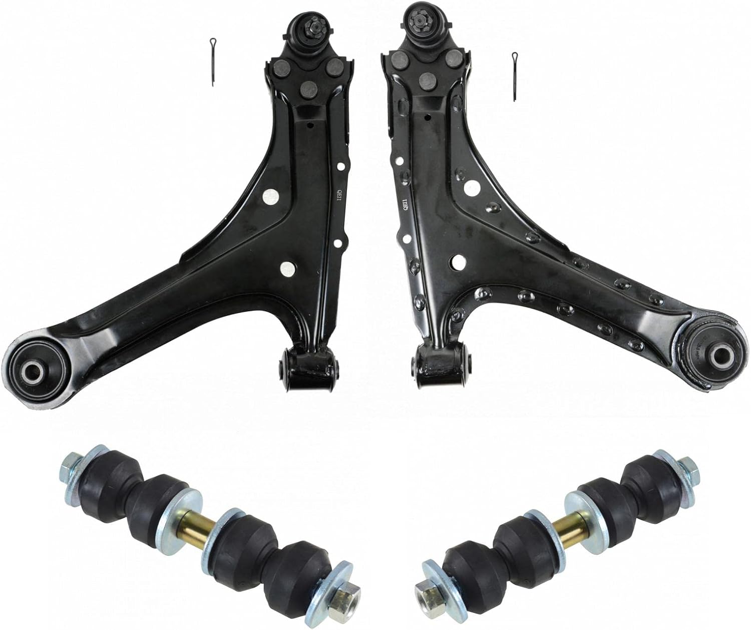 TRQ Front Suspension Kit Control Arm for Chevrolet Cavalier