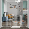 Extra Wide Long Baby Gate 62-67 in - Pressure Mount Walk Through
