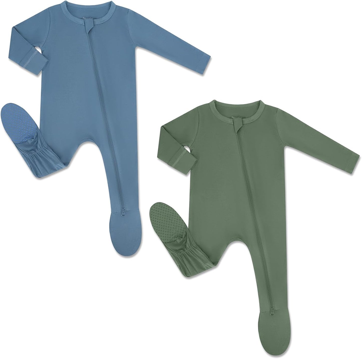 HAPIU Rayon from Bamboo Baby Footed Pajamas for Comfort
