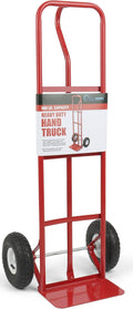 SIMPLI-MAGIC Steel Pneumatic Hand Truck Dolly 600LB Capacity - Smooth