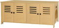DINZI LVJ Litter Box Enclosure for 2 Cats - Dual-Room Hidden Cat