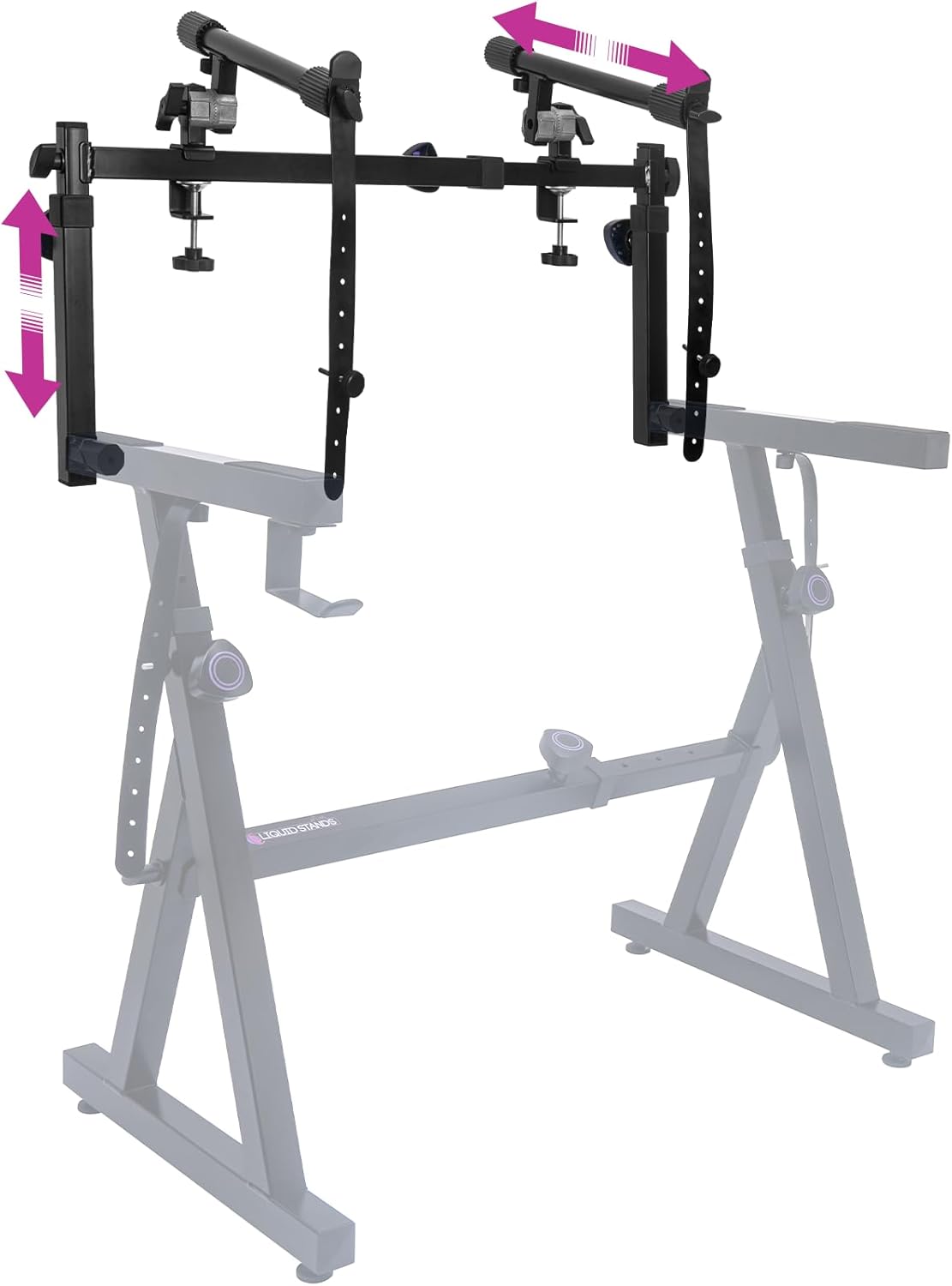 Adjustable 2-Tier Keyboard Stand for Optimized Performance