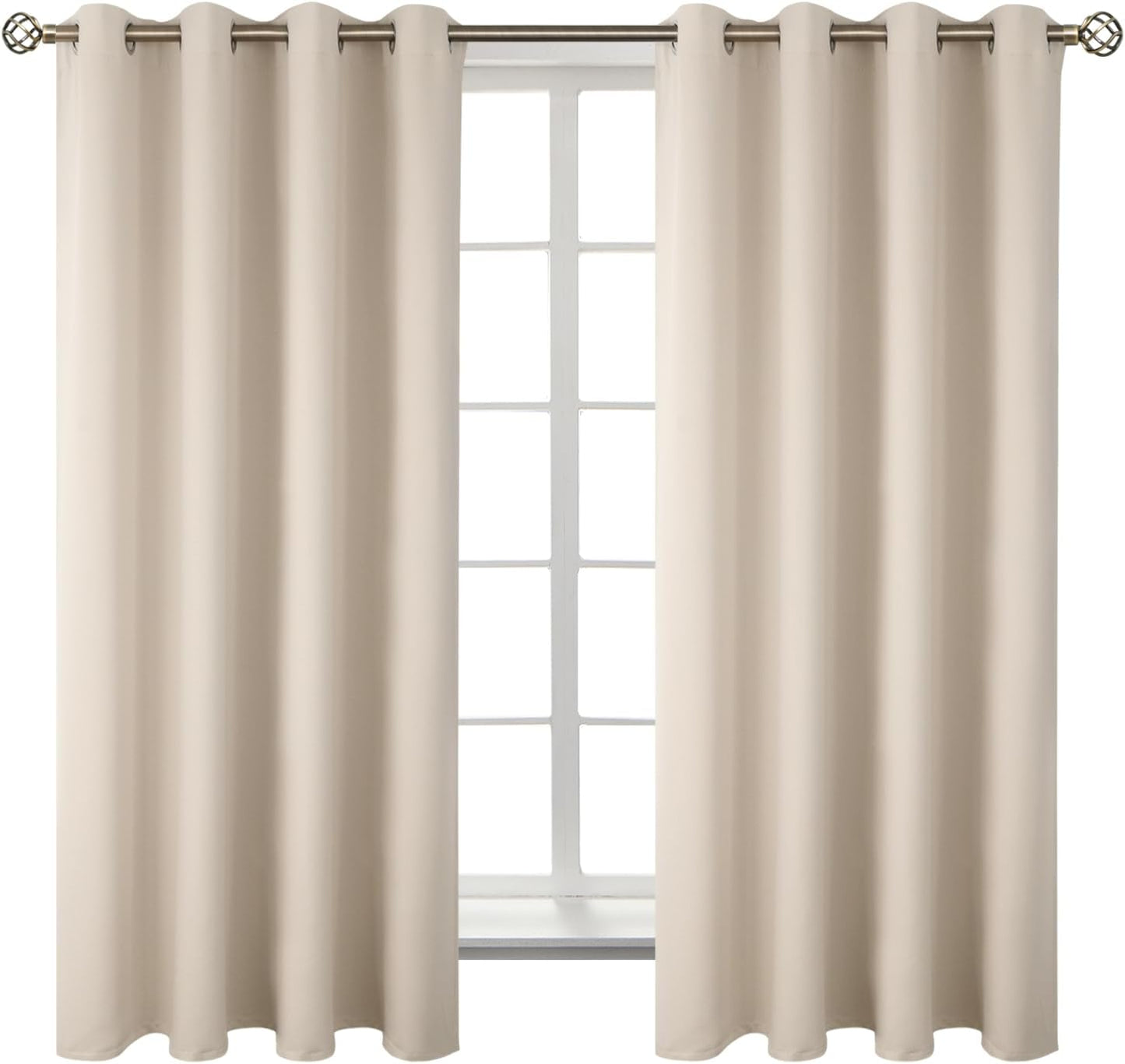 BGment Blackout Curtains - Thermal Insulated Room Darkening Panels