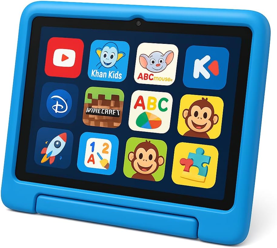 10.1 Inch Android Tablet with Full HD Screen and 64GB Storage