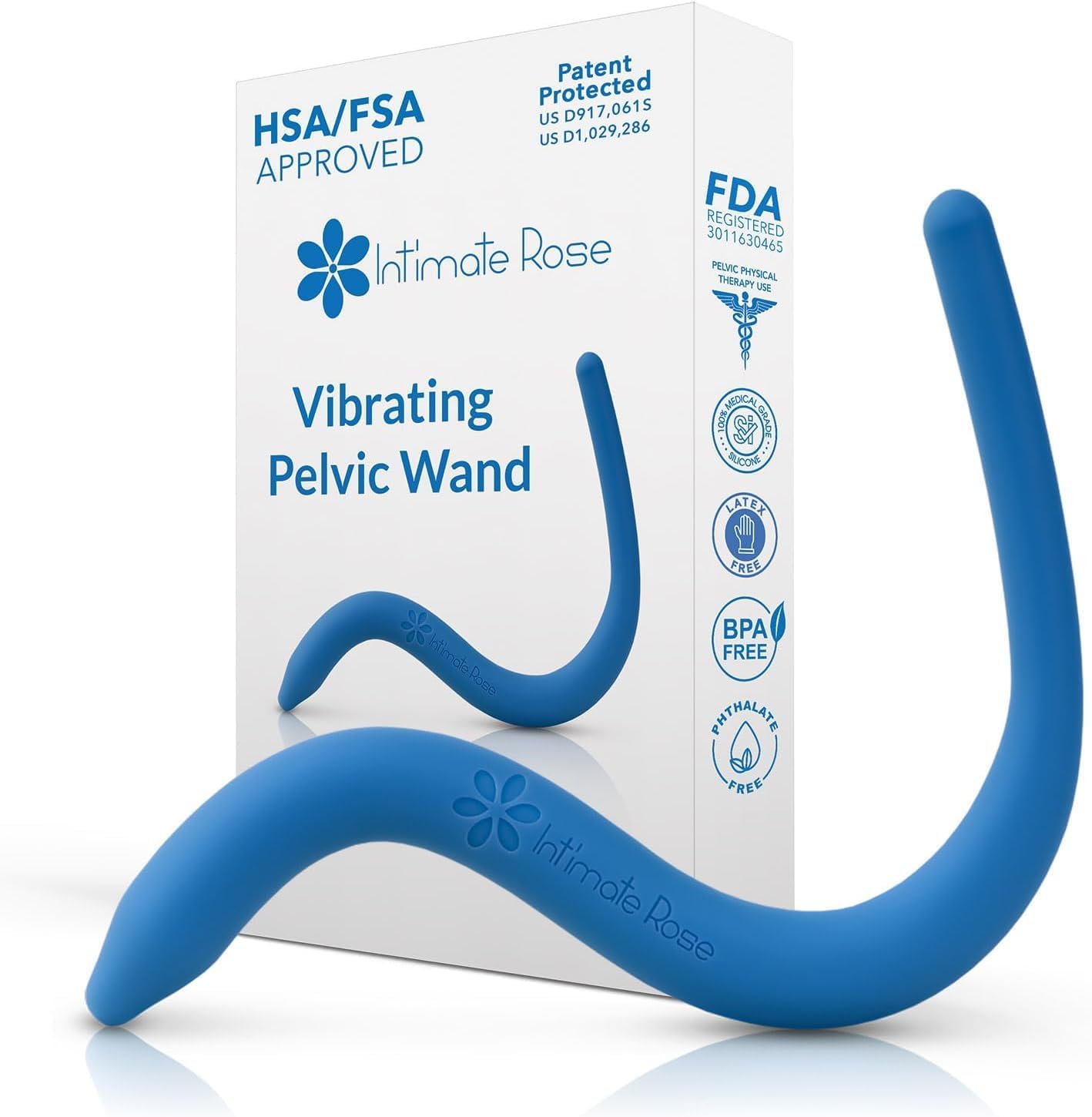 IntimateRose Vibrating Pelvic Wand for Pain Relief and Therapy