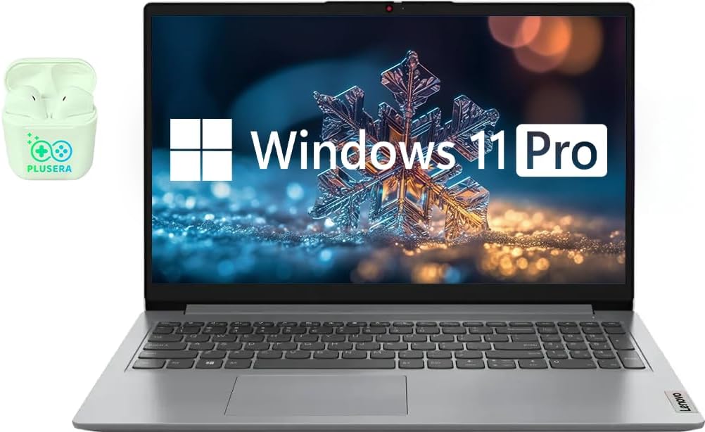 Lenovo IdeaPad 15.6 Laptop with Windows 11 Pro and Office 365