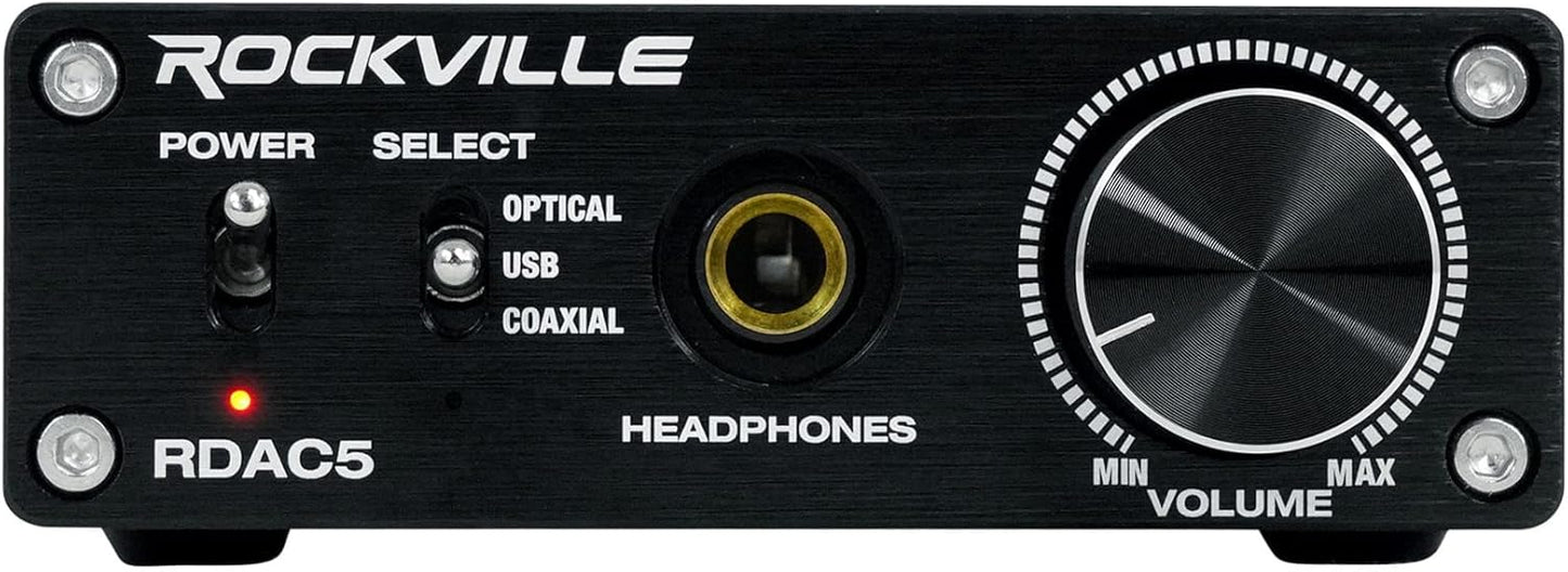 Rockville RDAC5B DAC Converter for High-Resolution Audio