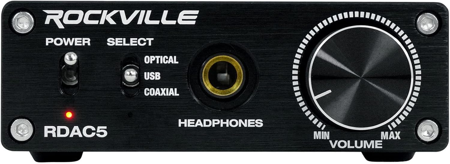 Rockville RDAC5B DAC Converter for High-Resolution Audio
