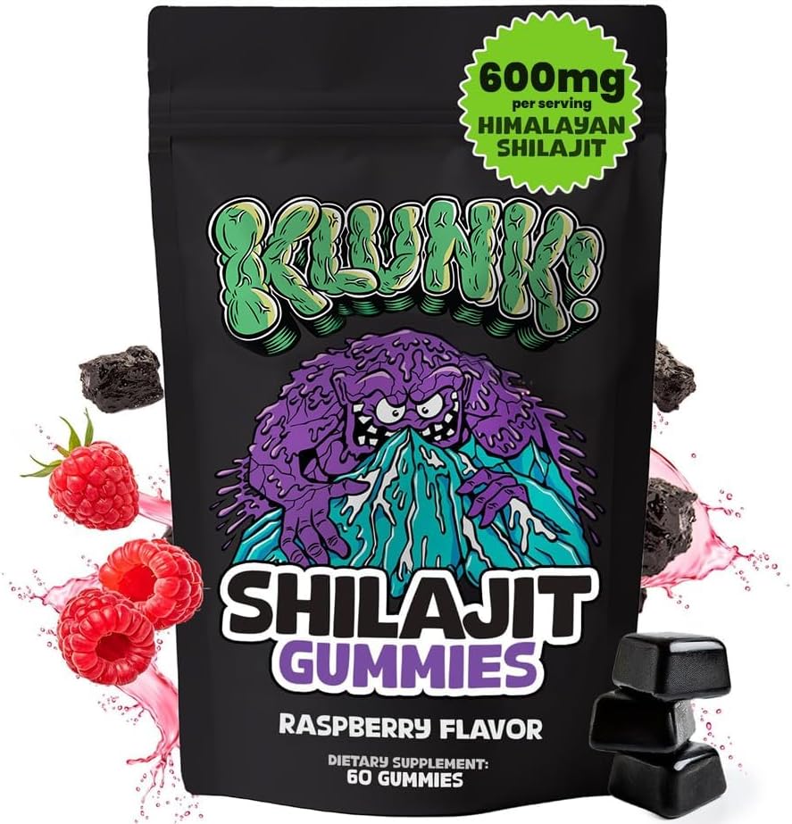 KLUNK! Shilajit Gummies for Men - Energy & Stamina Boost