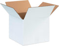 White Shipping Boxes 12in x 12in x 10in 25 Pack - Heavy Duty Mailing