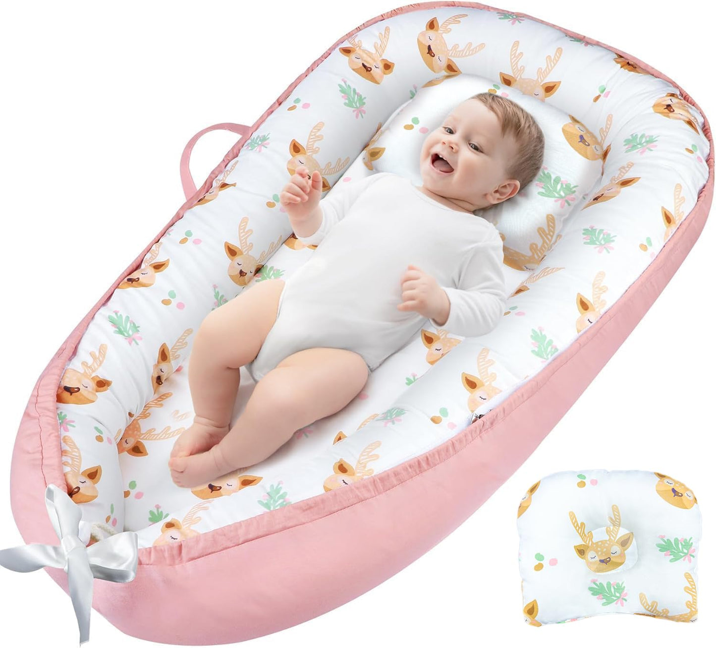 JIFTOK Baby Nests Lounger for Newborn - Comfortable & Portable