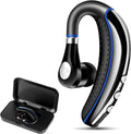 Bluetooth Headset V5.0 Wireless Earpiece Blue - Ultralight Noise