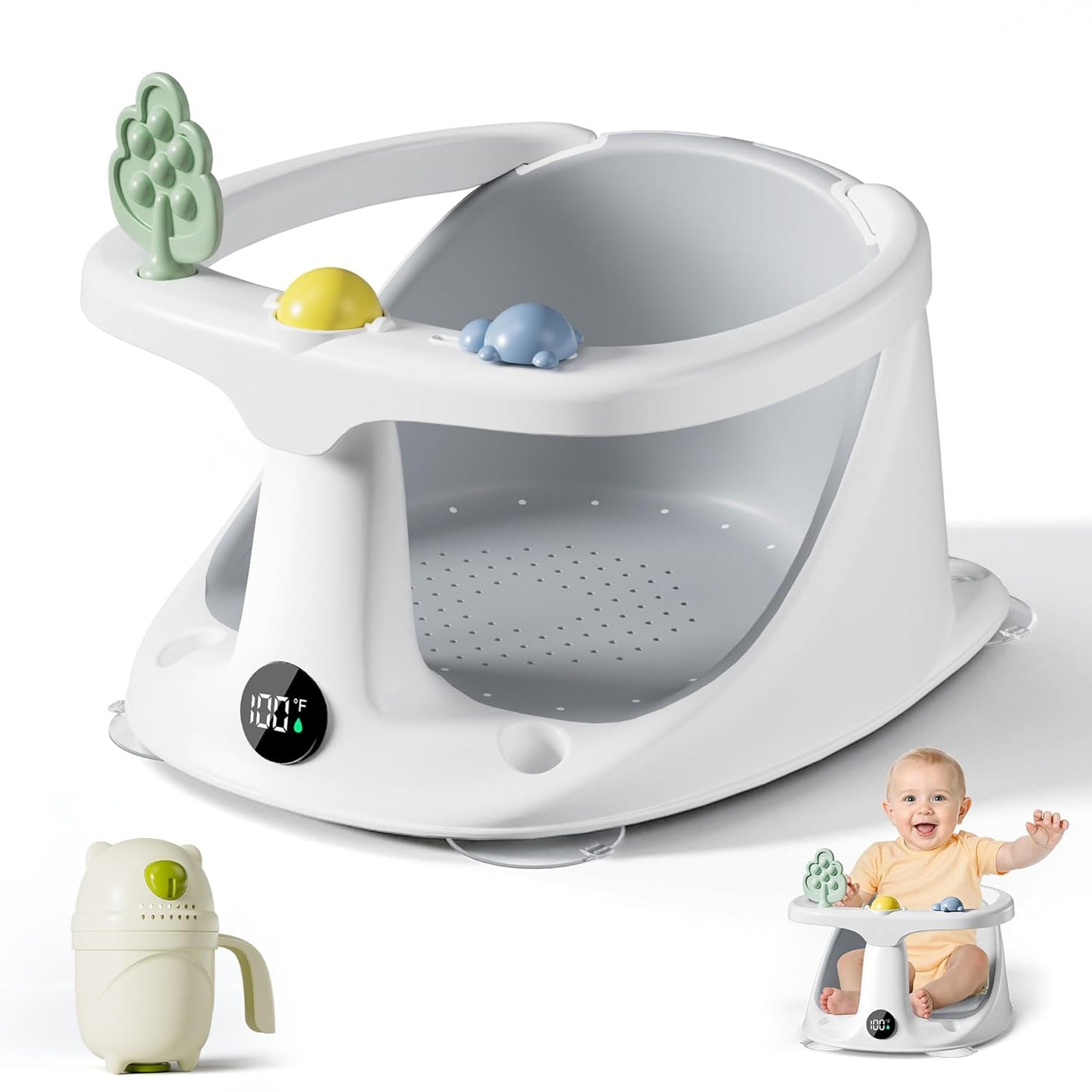 Baby Bath Seat for Babies 6 Months & Up - Comfortable & Safe