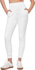 Women's Fleece Lined Jogger Pants - Water Resistant High Waisted