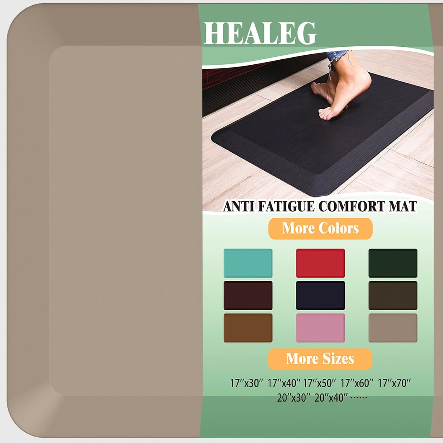 Anti Fatigue Floor Mat for Comfort at Home and Office Use