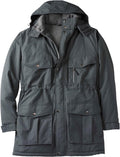 Boulder Creek Men Big & Tall Fleece-Lined Parka with Hood - Warm