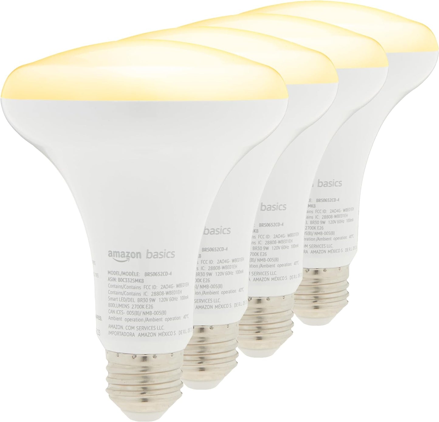Smart BR30 LED Light Bulb for Dimmable Soft White Lighting