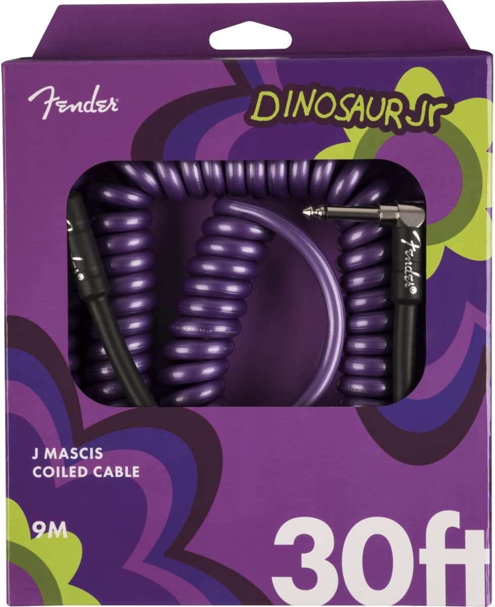 Fender J Mascis Dinosaur Jr Coiled Cable - 30ft