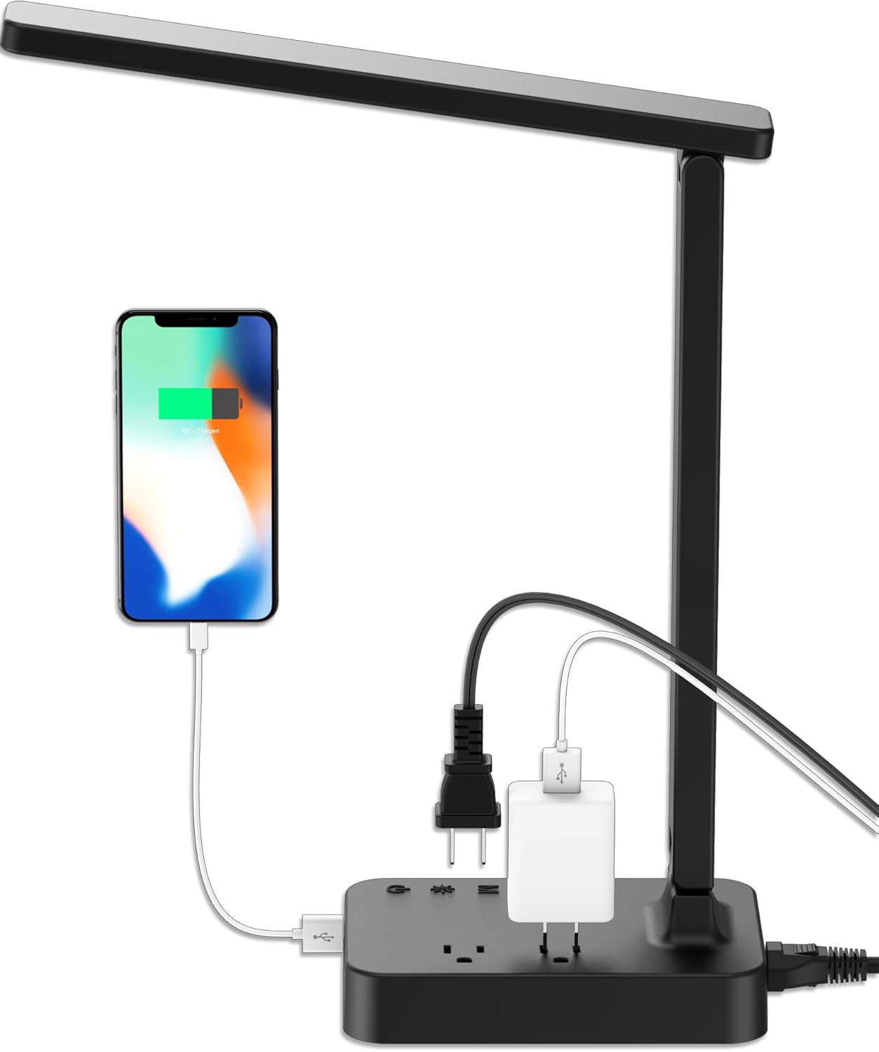 Drevet Foldable Desk Lamp: Convenient Charging & Eye-Caring Light
