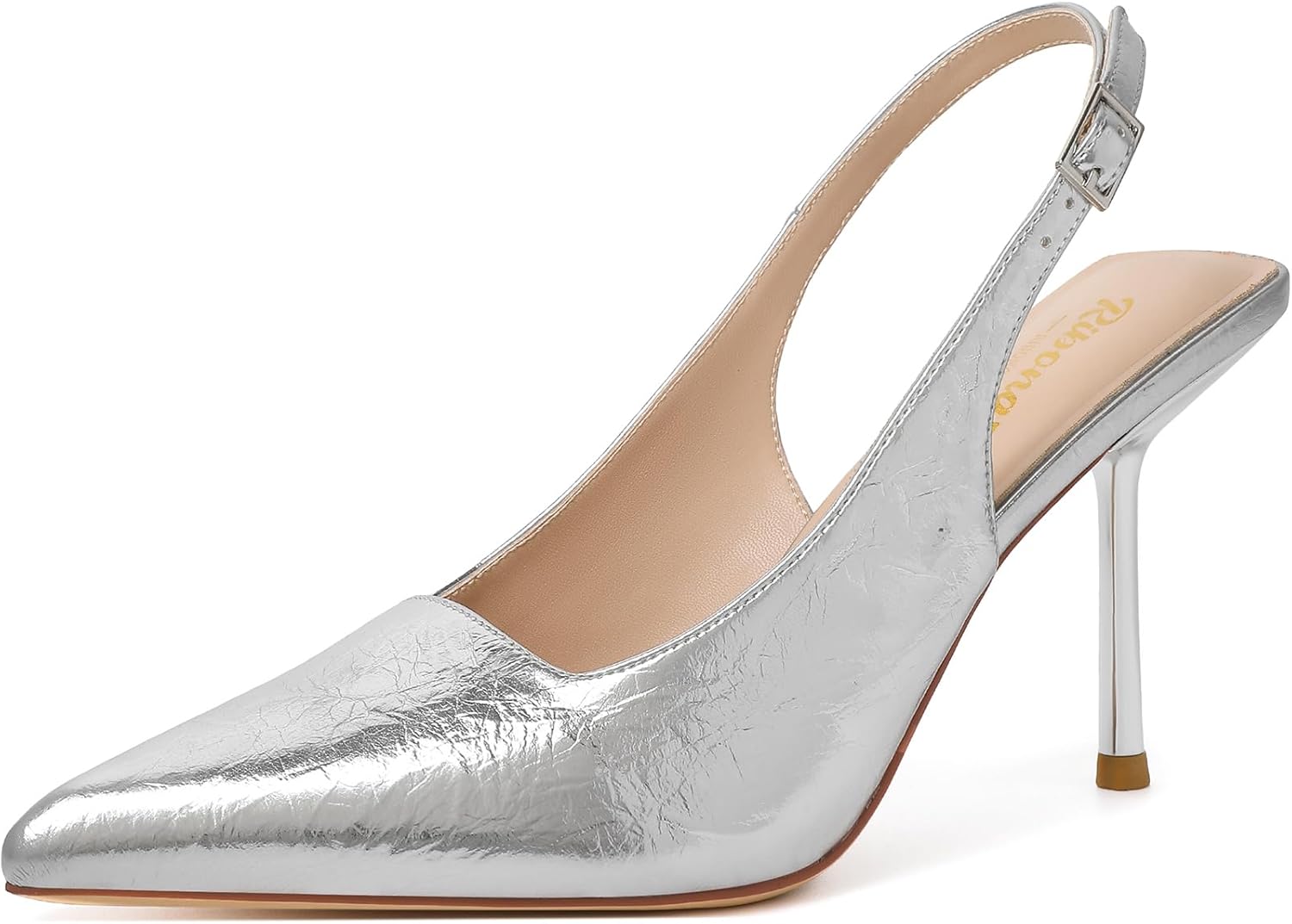 RIBONGZ Sexy Slingback Pumps for Elegant Dressy Heels Women