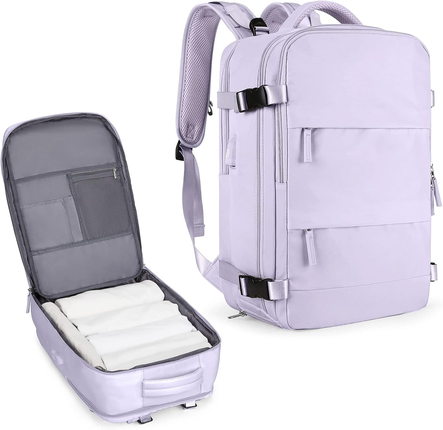 Large Travel Backpack for Women and Men - Waterproof Rucksack