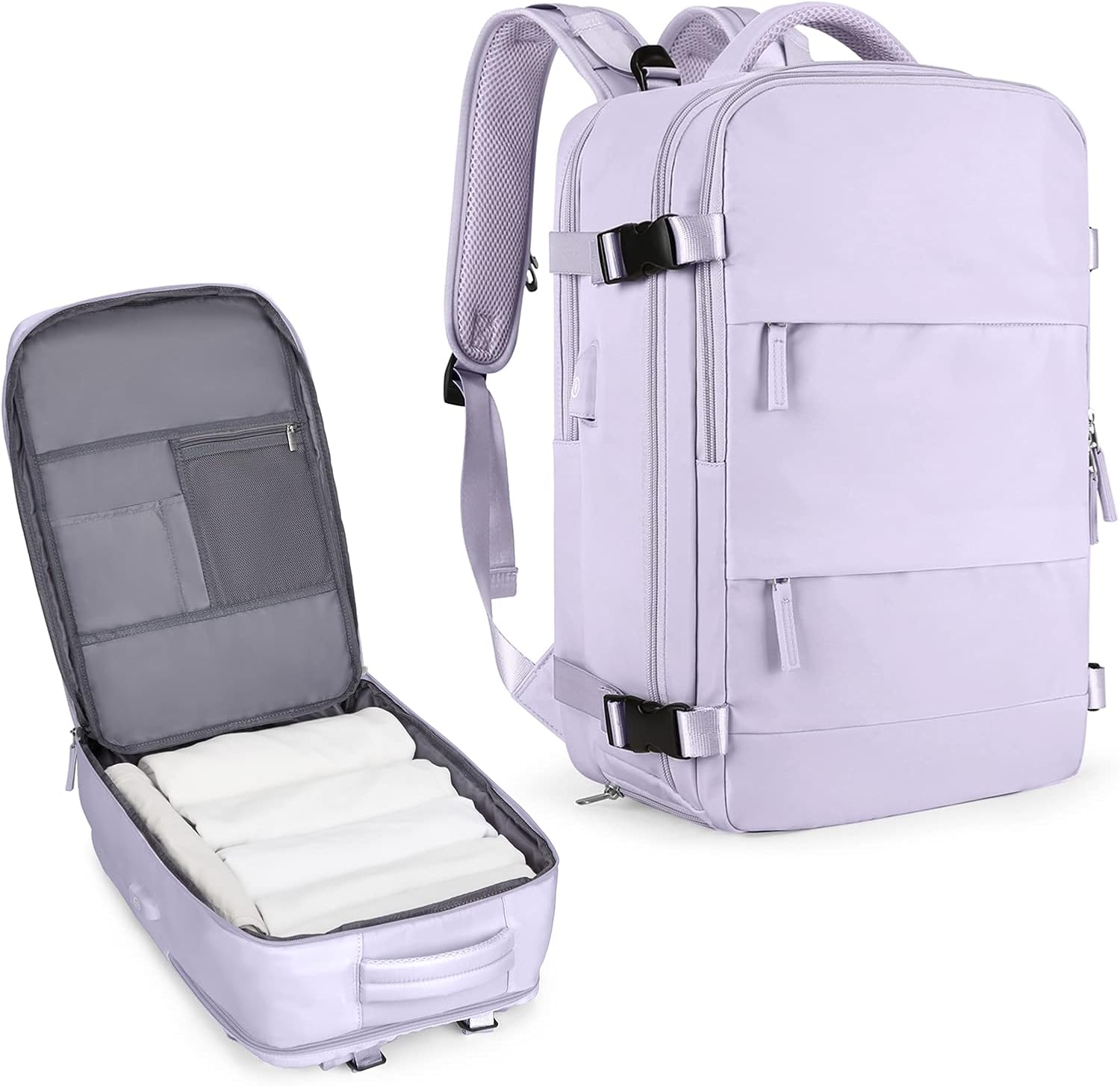 Large Travel Backpack for Women and Men - Waterproof Rucksack
