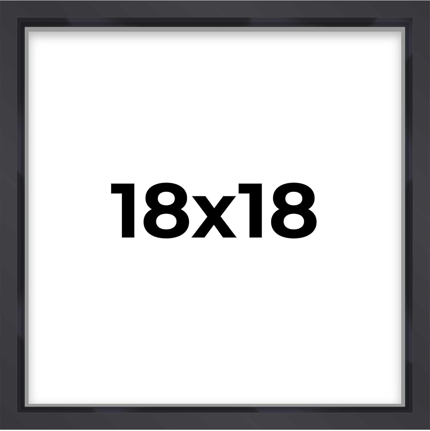 18x18 Shadow Box Frame with Black Finish for Memorable Displays