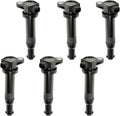Ignition Coil Set for 2007-2009 Hyundai Santa Fe - 6 Piece Direct Fit