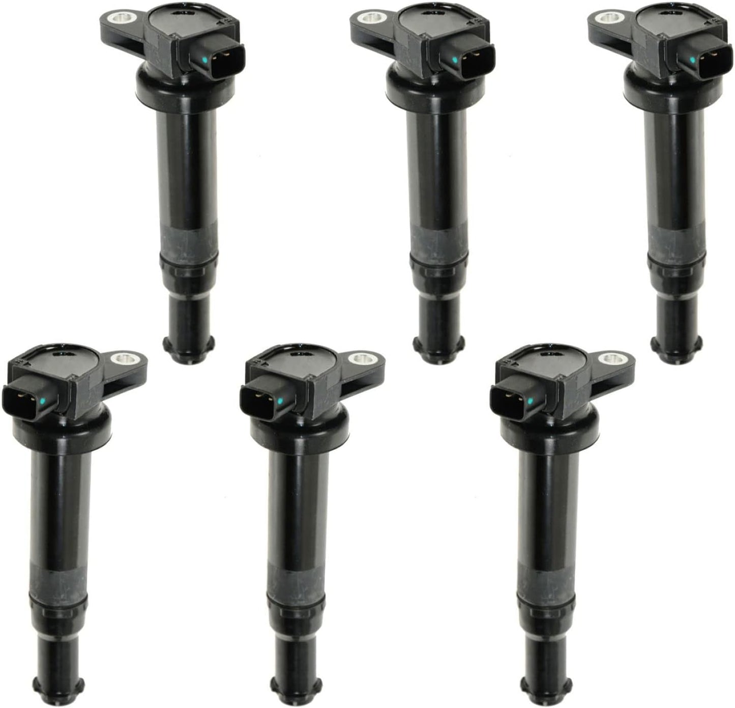 TRQ Ignition Coil Set for 2007-2009 Hyundai Santa Fe Vehicles