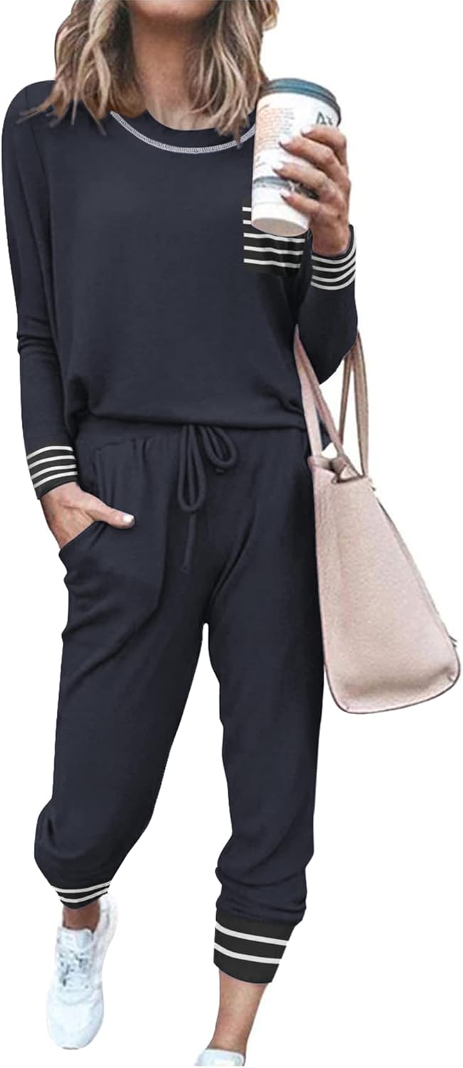 Ekouaer Pajamas Women's Long Sleeve Pj Set for Ultimate Comfort
