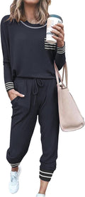 Ekouaer Pajamas Women's Long Sleeve PJ Set - Soft 2 Piece (Style NSZ6)
