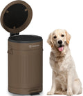 Dog Poop Trash Can Outside Odor Control - Metal 3.1 Gallon