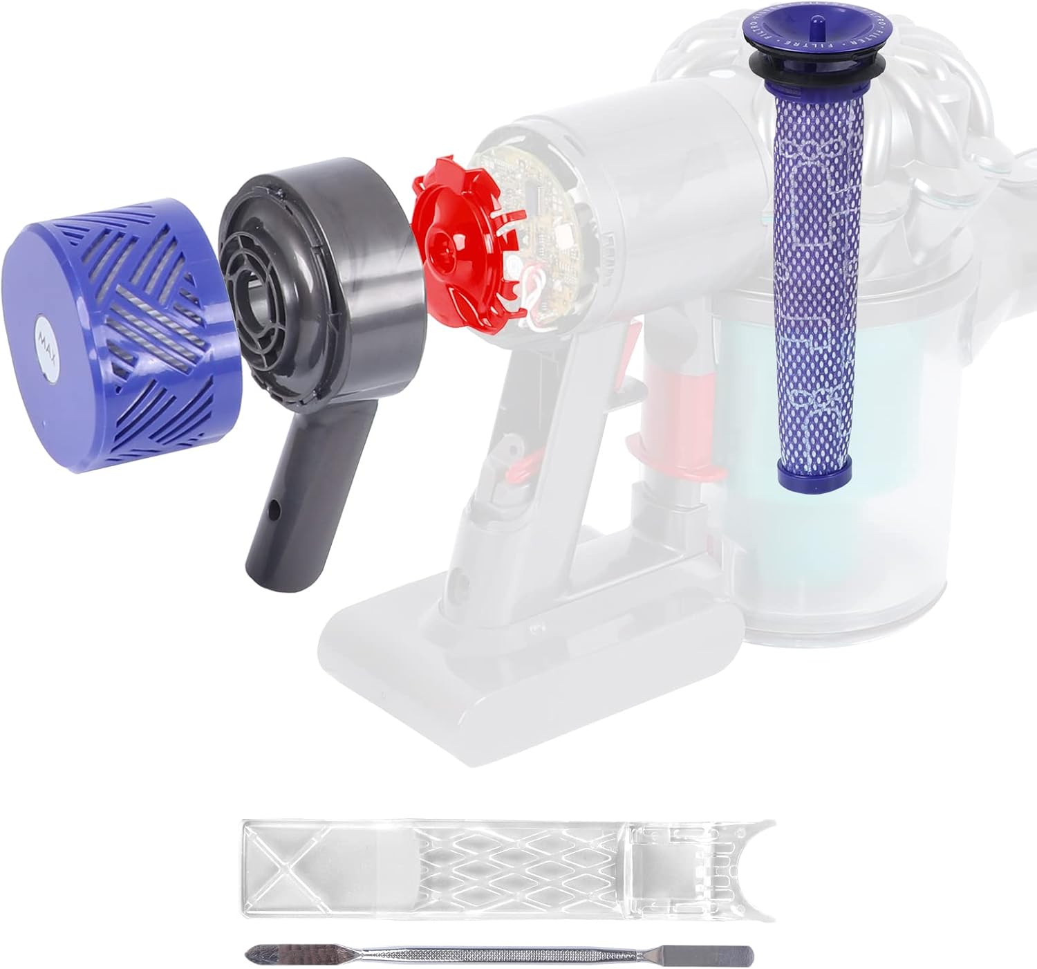 Dyson V6 Upgrade Filter Set - Enhanced Cleaning