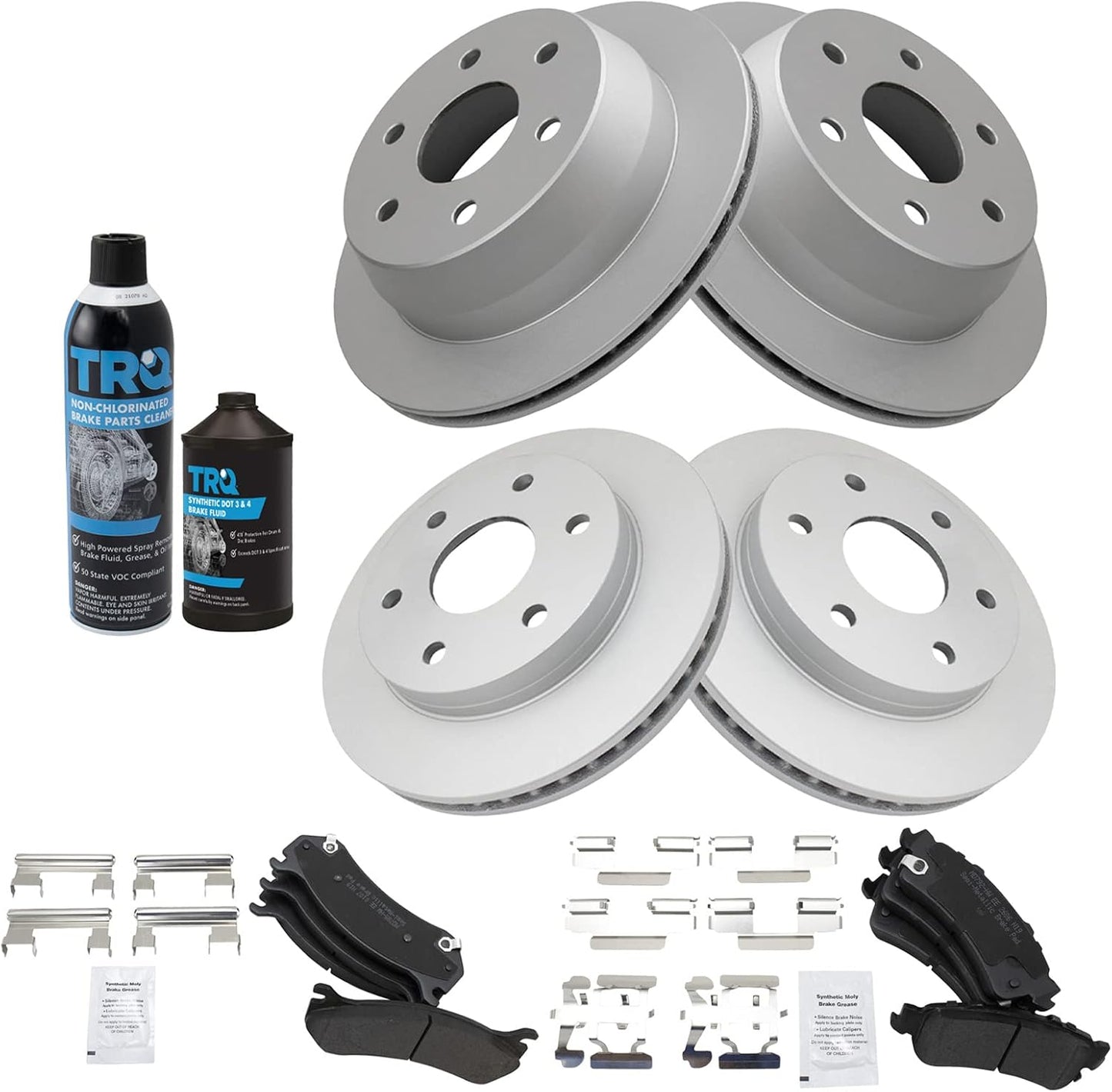 Premium G-Coated Brake Pad & Rotor Kit for 99-07 Chevrolet GMC