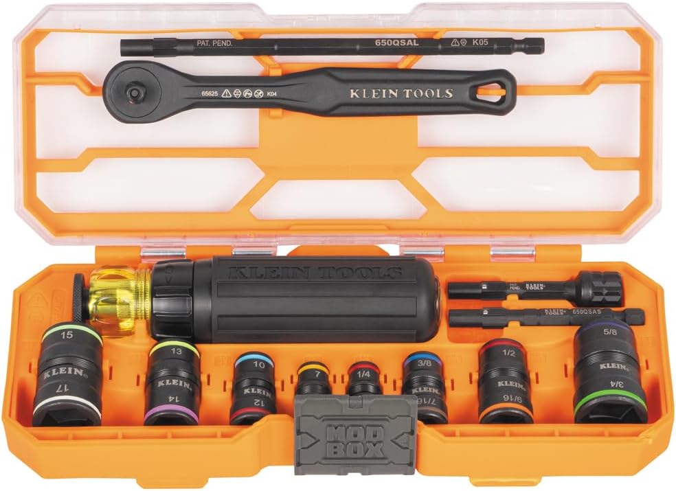 Klein Tools 65242 KNECT Impact Socket Set for Versatile Use