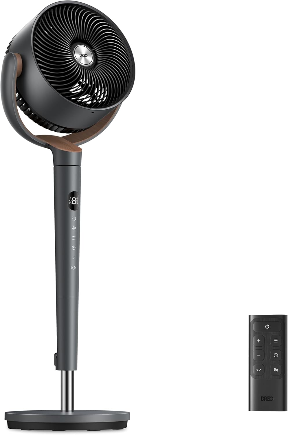 Dreo Fan for Bedroom: 120 Oscillating Quiet Pedestal Fan