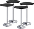 Bistro Pub Round Bar Height Cocktail Table - Compact Party Table