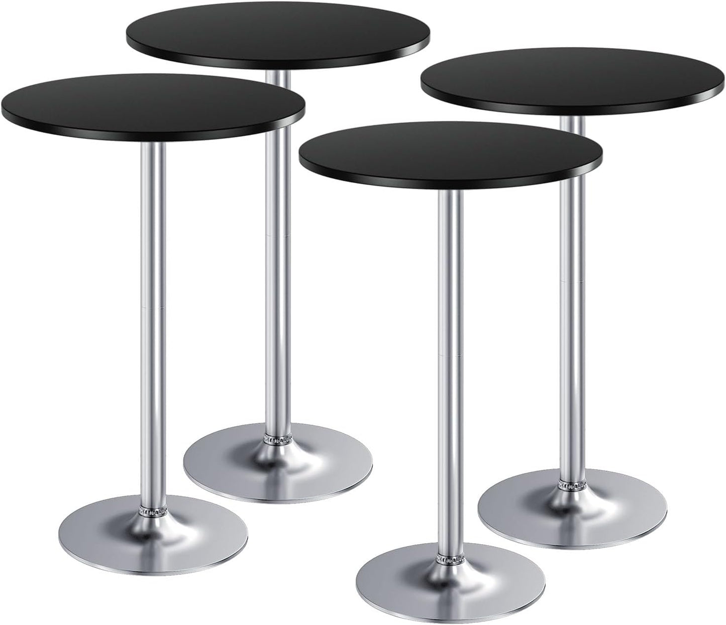 Furmax Bistro Pub Table Round Bar Height for Modern Spaces