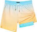SURF CUZ Mens Swim Trunks with Compression Liner - Quick Dry 5 in can