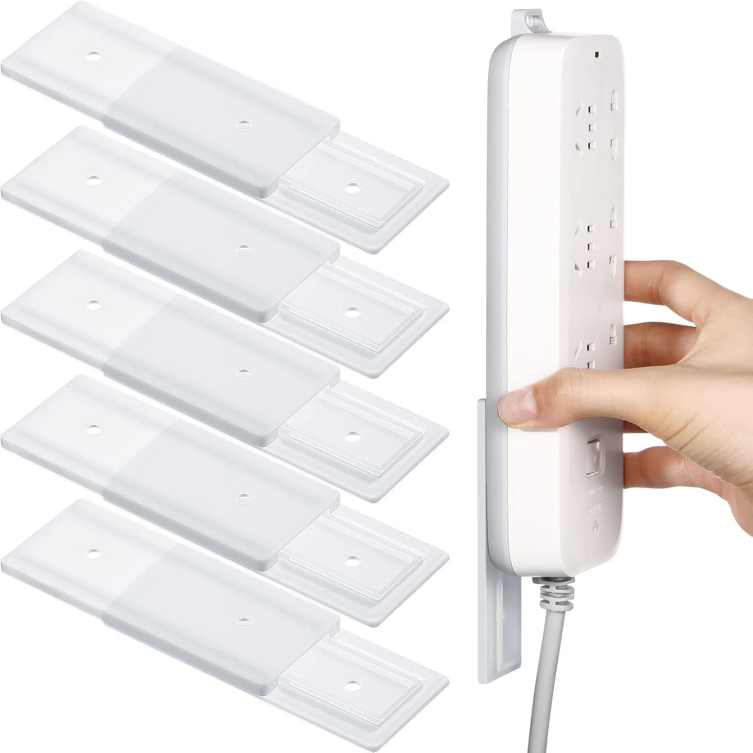 Yinkin Power Strip Wall Mount: Cable Management Solution
