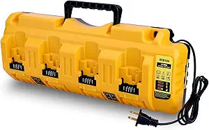 Biswaye DCB104 4-Port Fast Charger for De-Walt 20V MAX Batteries